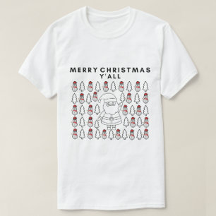 T-shirt Miktiez merrychristmas minimum père Noël joynewyea