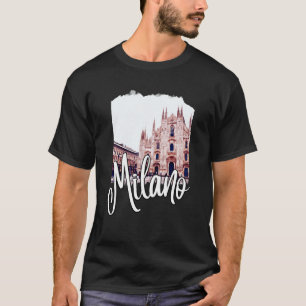 T-shirt Milan Italie Peinture Souvenir 1