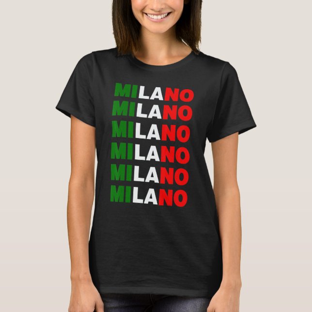 T-shirt Milano Italy (Devant)
