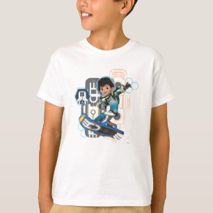 T-shirt Miles Callisto Sur Son Graphisme En Plaque De Feu