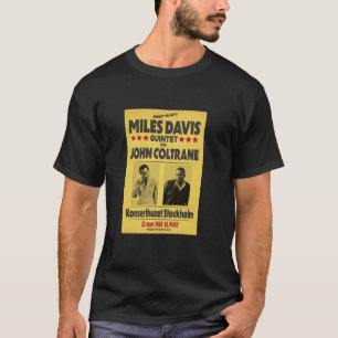 T-shirt Miles Davis Quintet et John Coltrane Stockholm 19