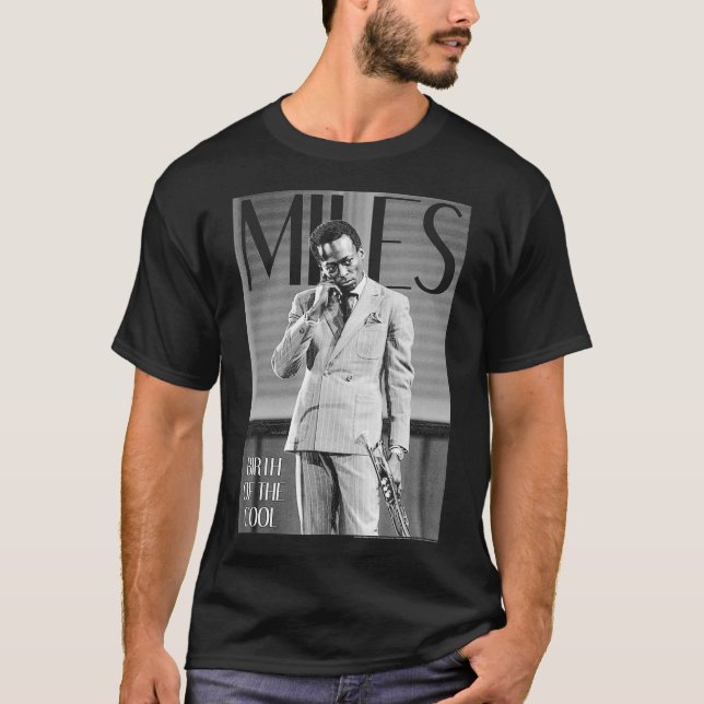 T-SHIRT MILES DAVIS SIMPLEMENT COOL (Devant)