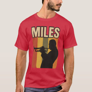 T-shirt Miles de musique rétro