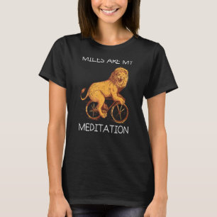 T-shirt Miles Méditation Vélo Montagne Mtb Lion Cycling Bi