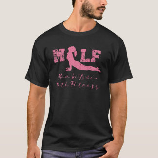 T-shirt MILF Maman en amour avec Fitness Swea