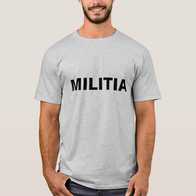 T-SHIRT MILICE (Devant)
