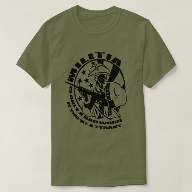 T-SHIRT MILICE (Design devant)