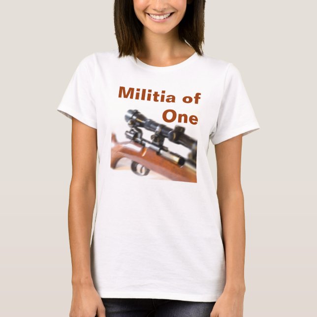 T-shirt Milice d'une (Devant)