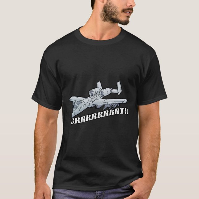 T-shirt militaire A10 Warthog Brrrt Pro (Devant)