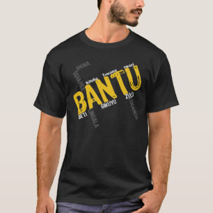 T-shirt Militaire de carrière bantou-Noir