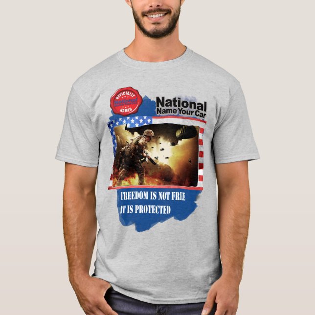 T-shirt Militaire de la liberté (Devant)