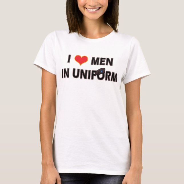 T-SHIRT MILITAIRES DANS L'UNIFORME (Devant)