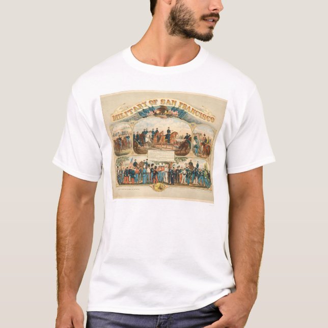T-shirt Militaires de San Francisco (0064A) (Devant)