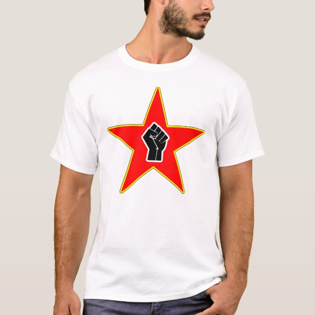 T-shirt militant d'étoile (Devant)