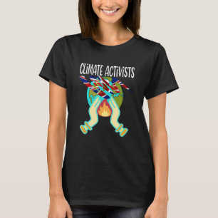 T-shirt Militants climatiques Londres Changement climatiqu