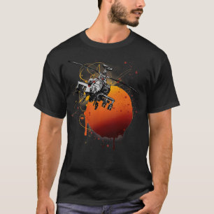 T-shirt Military Aircraft AH64