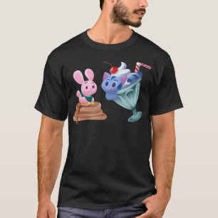 T-shirt Milkshake à la crêpe de lapin Kitty