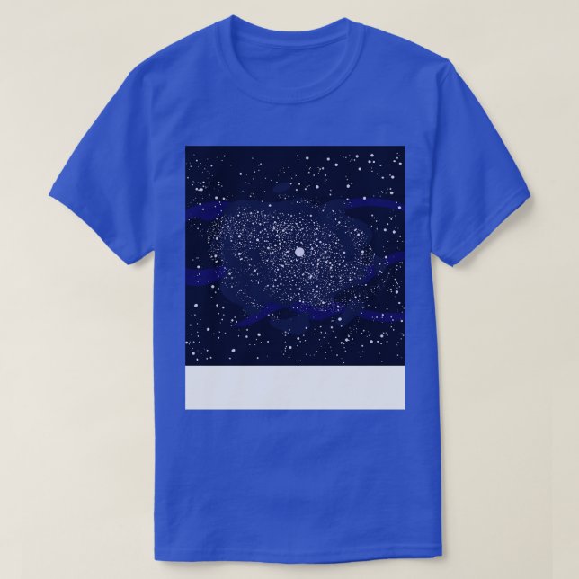 T-shirt Milky Way Galaxy Stars Space (Design devant)