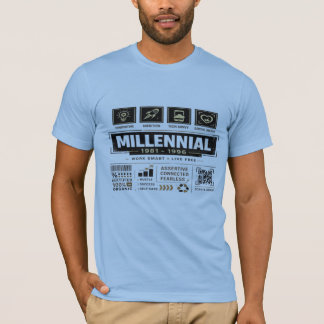 T-Shirt Millennials 1981–1996 Hommes