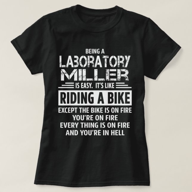 T-shirt Miller laboratoire (Design devant)