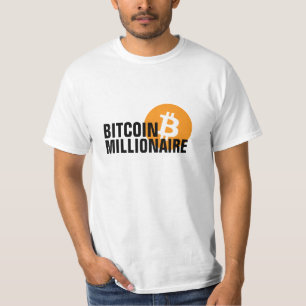 T-shirt millionnaire Bitcoin