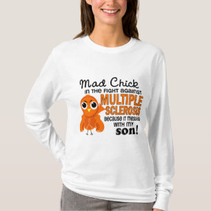 T-shirt Milliseconde folle de sclérose en plaques de fils