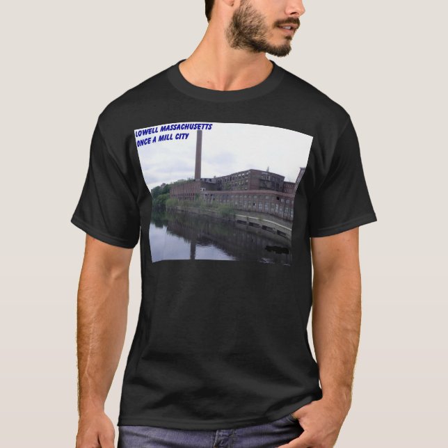 T-shirt Mills de Lowell Massachusetts (Devant)