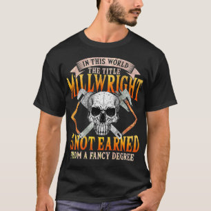 T-shirt Millwright Image On Back Of Clothing _16