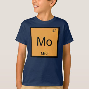 T-shirt Milo Nom Chimie Élément Tableau périodique