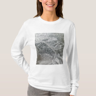 T-shirt Milou et la Russie centrale floue montrant l'Ob Ri