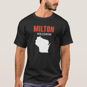 T-shirt Milton USA State America Travel Montanan Helena