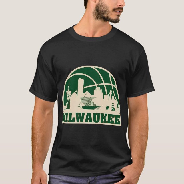 T-shirt Milwaukee Basketball Milwaukee (Devant)