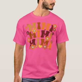 T-shirt Mimi Automne Vintage Rétro Super Hippie Fleur Hea