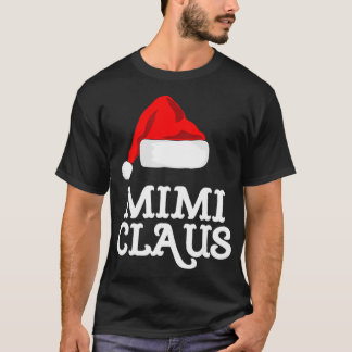 T-shirt Mimi Claus Famille de Noël Correspondant Pyjama Dr