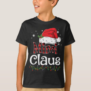 T-shirt Mimi Claus Père Noël Rouge Buffle de Noël