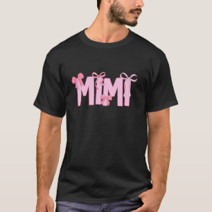 T-shirt Mimi Coquette Bow rose esthétique fête des mères M
