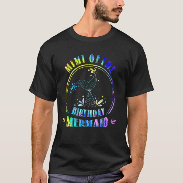 T-shirt Mimi De L'Anniversaire Fête De Correspondance Fami (Devant)
