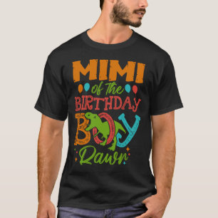T-shirt MIMI De L'Anniversaire Garçon Rawr Dinosaur