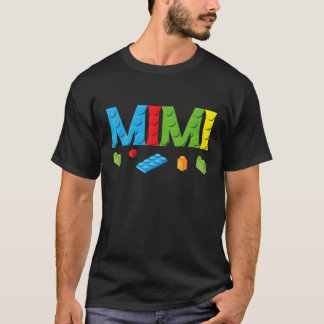 T-shirt Mimi Master Builder Bâtiment Briques Blocs Famille