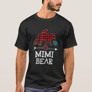 T-shirt Mimi Oear Pajama Red Plaid Buffalo