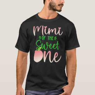 T-shirt Mimi Of The Birthday One Peach 1st Summer Fruit Fa