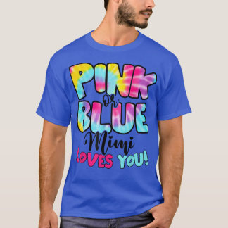 T-shirt Mimi Rose Ou Bleu Vous Aime Sexe Révéler Grand-mèr
