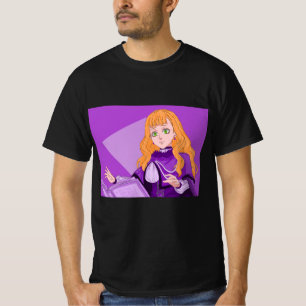 T-shirt Mimosa vermilion - Clover noir