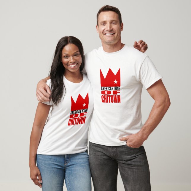 T-shirt MIMS Apparel - Roi américain de Chi-Town (Unisexe)