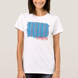 T-shirt Minces bandes Aqua 4