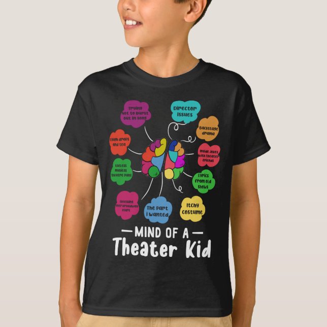T-shirt Mind Théâtre Enfant Drôle Acteur de Théâtre Musica (Devant)