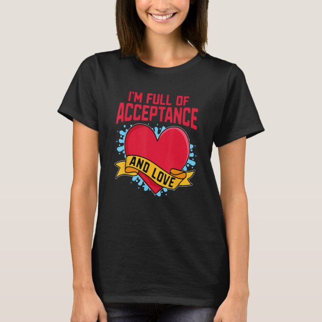 T-shirt mindful positive affirmation kindness motivation a (Devant)