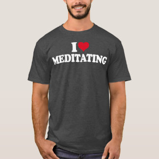 T-shirt Mindfulness J'Aime Méditer Le Yoga