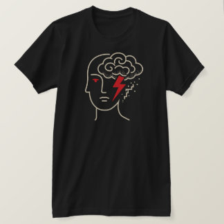 T-shirt Mindstorm Abstrait - Art de tête minimaliste