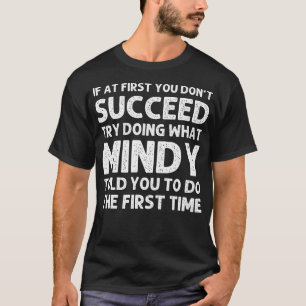 T-shirt Mindy Nom Personnalisé Anniversaire Funny Christma